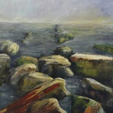 stenen-bij-zee-acryl-op-doek-70x70-1