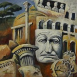 Rome-Vespasianus-olieverf-op-linnen-60x60-1